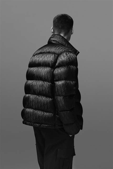 dior monogram puffer jacket|dior puffer jacket men's.